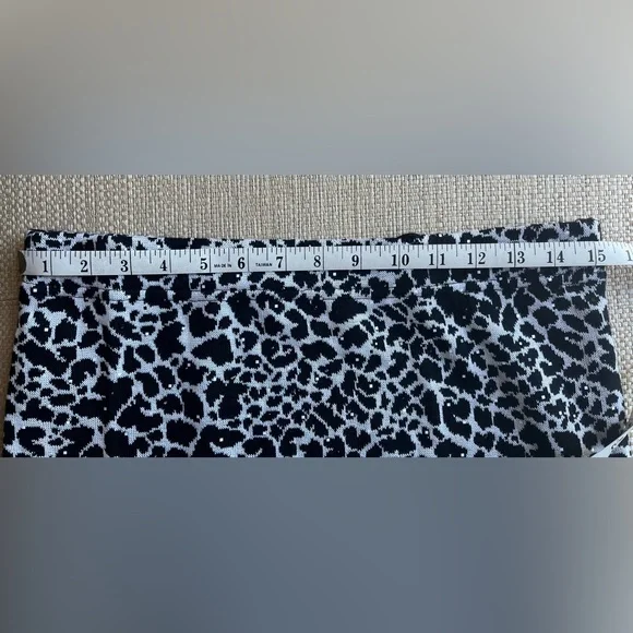 Vintage St. John Evening by Marie Gray leopard print knit cardigan and skirt - Picture 11 of 12